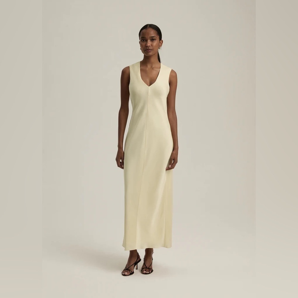 FAVORITE DAUGHTER Column Dress in Yellow XS